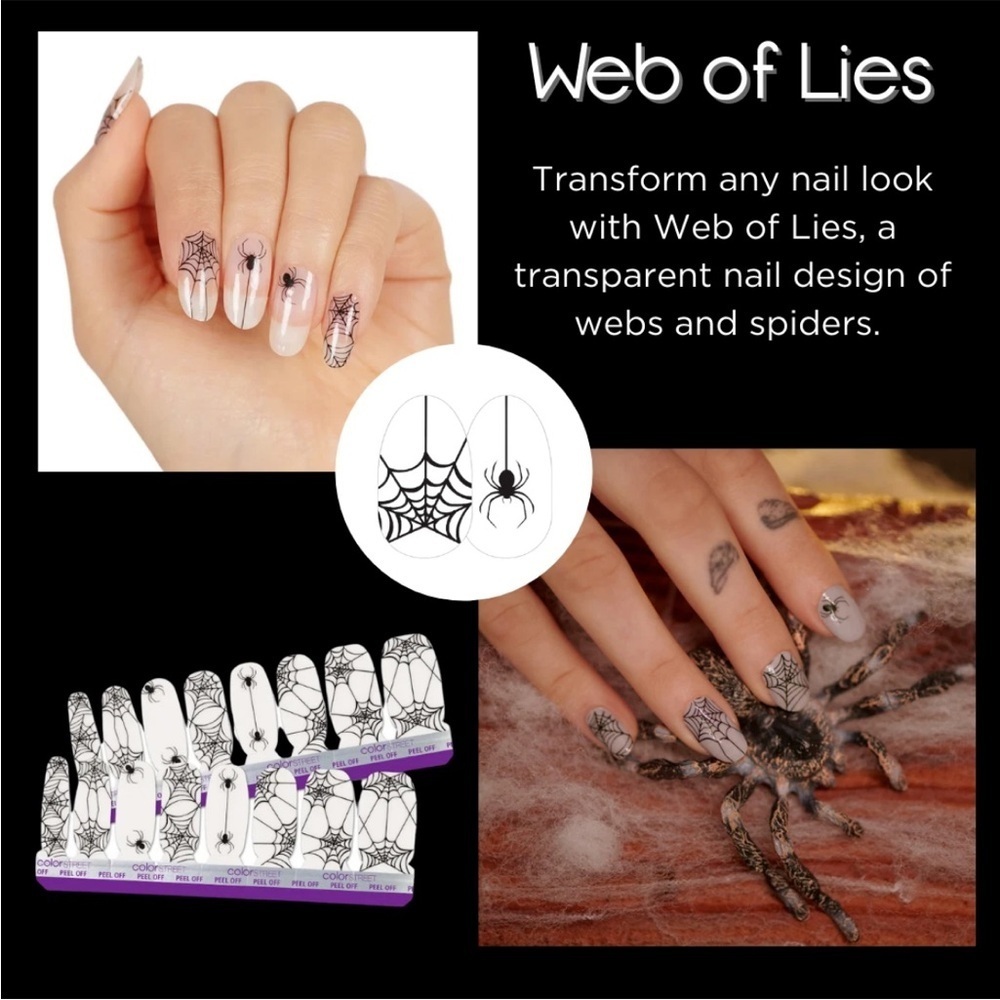 Color Street Web Of Lies Nail Polish Strips